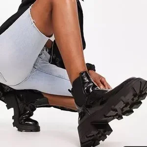 Topshop Shoes Bella Chunky Chelsea Boots Black Asos Topshop